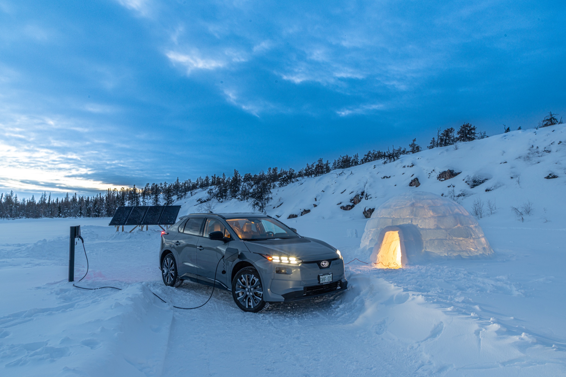 Arctic EV Experiment, hero frame Yellowknife