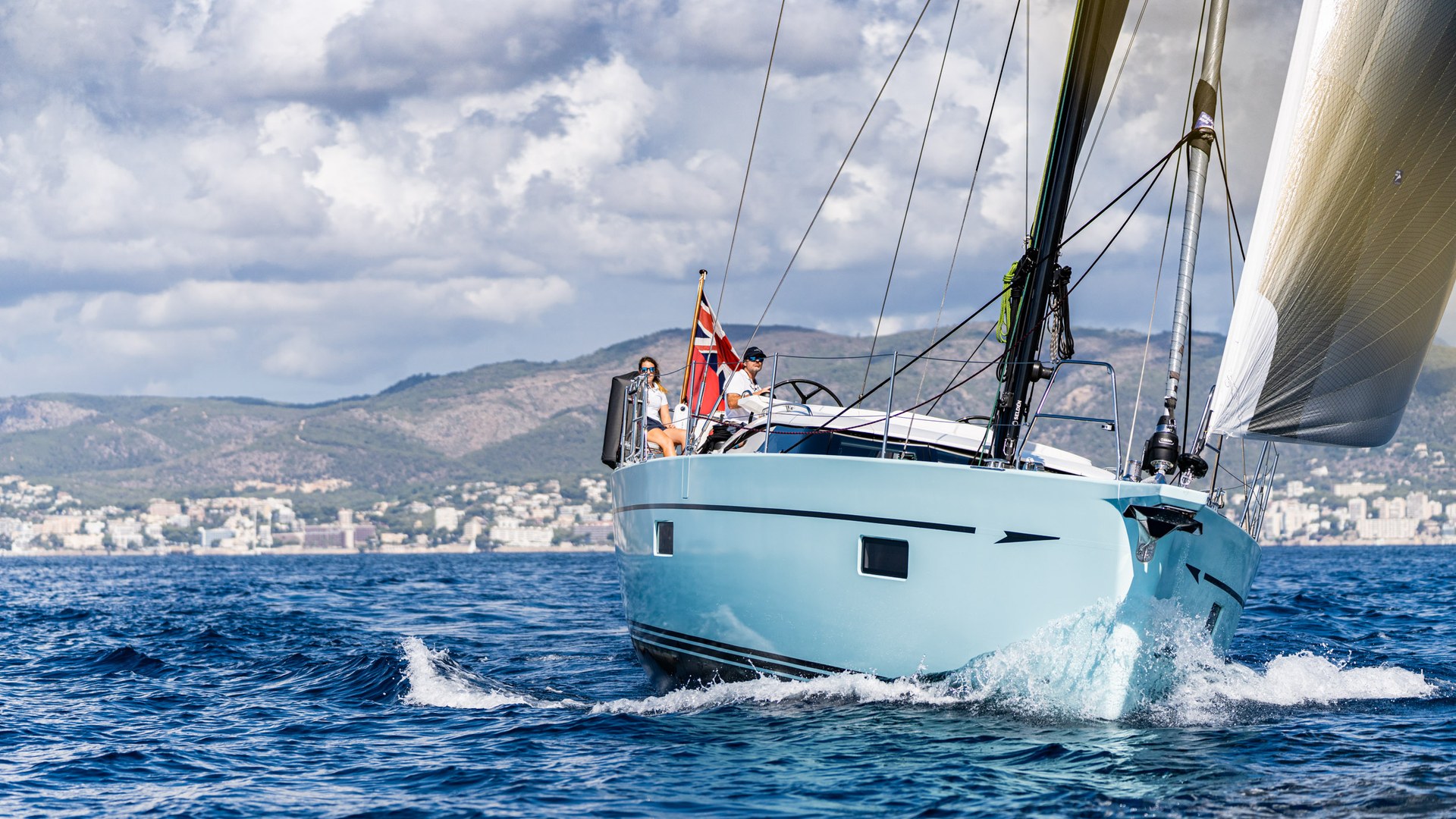 Oyster Yachts 495, Mallorca August 2022, photographed by Brian Carlin